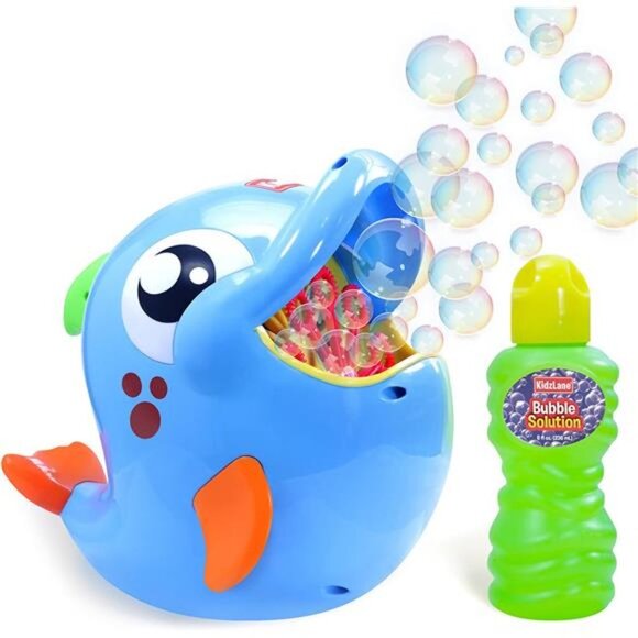 Kidzlane Bubble Machine for Kids | 2 Speed Bubble Blower Toy for Kids and Toddle - Picture 1 of 6
